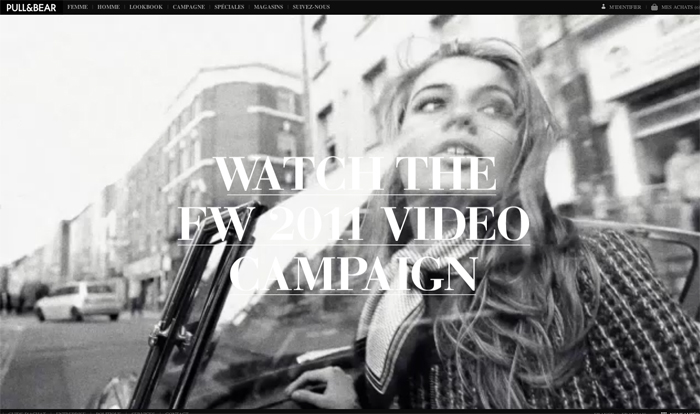 Homepage Pull and Bear